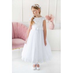 Beautiful Ballerina Length First Holy Communion Dress Style BIANKA SHORT