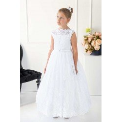 Handmade First Holy Communion Tulle&Lace Dress Style BENITTA