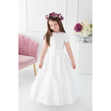 Simple Elegant Handmade First Holy Communion Dress Style DINA