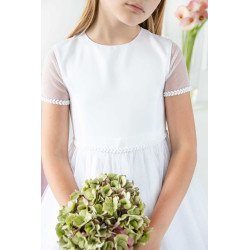 Handmade White First Holy Communion Dress Style EMMY