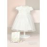 Handmade Ivory Christening Baby Girl Dress Style 512015MC