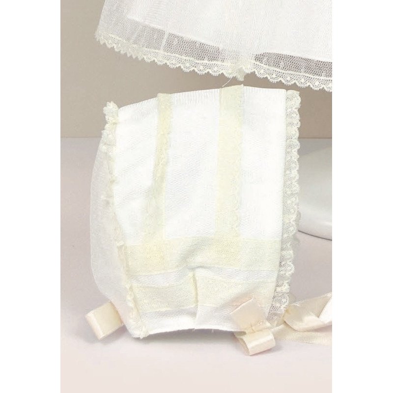 Baby Girl Ivory Christening Bonnet Style 512015G