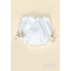 Ivory/Beige Baby Girl Christening/Baptism Knickers Style 512251BR