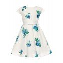 IVORY/BLUE CONFIRMATION DRESS STYLE 36C/SM/20