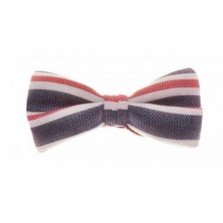 ONE VARONES NAVY/WHITE/RED STRIPEY FIRST HOLY COMMUNION/SPECIAL OCCASION BOW TIE STYLE 10-08015C 131
