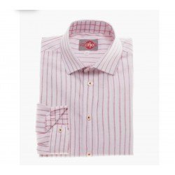 ONE VARONES WHITE/RED STRIPED FIRST HOLY COMMUNION/SPECIAL OCCASION SHIRT STYLE 10-06095 40