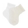 WHITE  BABY GIRL CHRISTENING/BAPTISM SPANISH SOCKS STYLE 2.712/4