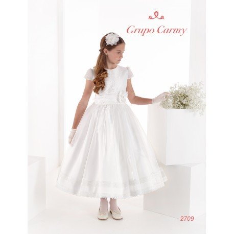 UNUSUAL IVORY FIRST HOLY COMMUNION DRESS STYLE 2709
