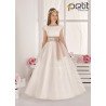 CARMY HANDMADE IVORY UNIQUE FIRST HOLY COMMUNION DRESS STYLE 814