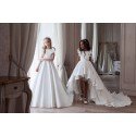 Unusual White First Holy Communion Dress Style 3107