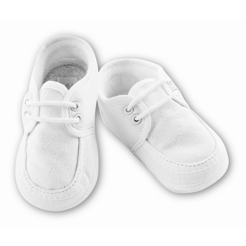 Classic White Baby Boy Christening/Special Occasion Shoes Sarah Louise style 004490