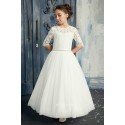 Handmade Ivory First Holy Communion Dress by Teter Warm Style FR02