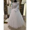 White Handmade First Holy Communion Dress Style LATIYA