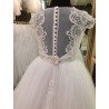 White Handmade First Holy Communion Dress Style CARMEN BIS