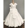 HANDMADE WHITE FIRST HOLY COMMUNION DRESS STYLE T-880