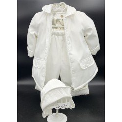 WHITE CHRISTENING/SPECIAL OCCASION SET STYLE K004