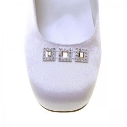 WHITE FIRST HOLY COMMUNION/SPECIAL OCCASION SHOES STYLE 5155