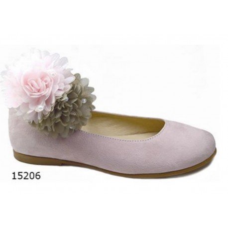 SPANISH PINK CONFIRMATION/SPECIAL OCCASION SHOES BY TINNY SHOES STYLE 15206