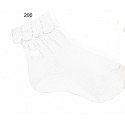 WHITE BABY BOY CHRISTENING/BAPTISM SPANISH SOCKS STYLE 2.337/3