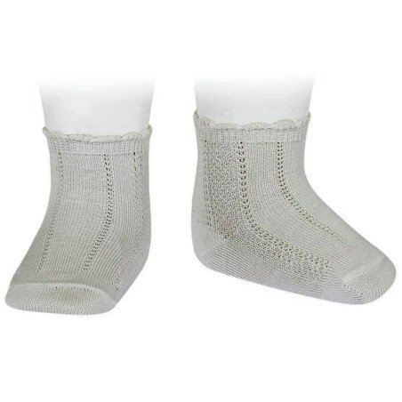 IVORY BABY GIRL/BOY CHRISTENING/BAPTISM SPANISH SOCKS STYLE 2.393/4