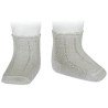 IVORY BABY GIRL/BOY CHRISTENING/BAPTISM SPANISH SOCKS STYLE 2.393/4