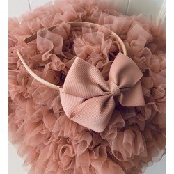 HANDMADE PINK FLOWER GIRL/SPECIAL OCCASION HEADBAND STYLE PS03
