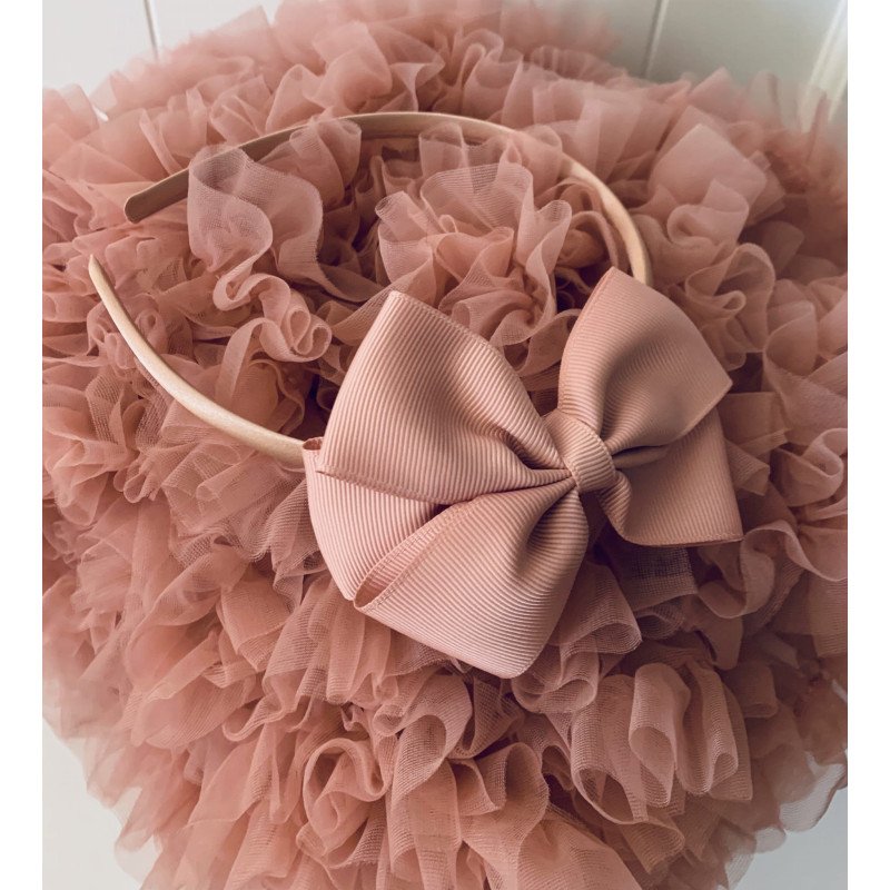 HANDMADE PINK FLOWER GIRL/SPECIAL OCCASION HEADBAND STYLE PS03