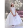 Beautiful White First Holy Communion Dress LOTUS