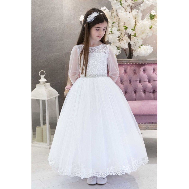 Vestido de primera comumion. First holy Communion Dresses Girls. Wholesale  Mary | eBay