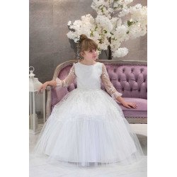 Handmade Ivory First Holy Communion Dress Style NURIA