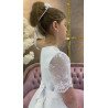 HANDMADE FIRST HOLY COMMUNION DRESS STYLE SONYA SHORT