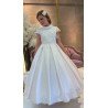 HANDMADE WHITE FIRST HOLY COMMUNION DRESS STYLE T-880