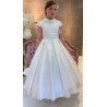 HANDMADE WHITE FIRST HOLY COMMUNION DRESS STYLE T-880