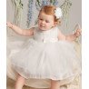 Special Occasions Ivory Tulle Baby Dress with Sequinned Sash Cindy by Sevva