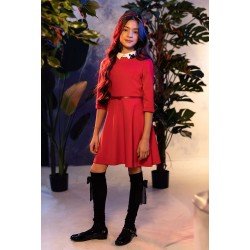 Red Confirmation/Special Occasion Dress Style 0AW-04
