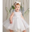 White Sevva Christening Dress Style ELSIE