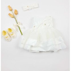 Ivory Baby Girl Christening Set Style 6060