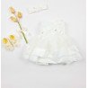 Ivory Baby Girl Christening Set Style 6060