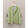 One Varones Green With Patches First Holy Communion Jacket Style 10-04063