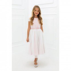 IVORY/PINK CONFIRMATION/SPECIAL OCCASION DRESS STYLE 1AW-12