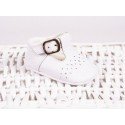 Beau Kid White Christening Unisex Baby Shoes Style Tom