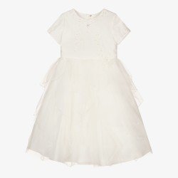 Sarah Louise Baby Girls Ivory Christening Dress Style 070032