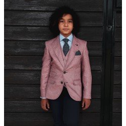 One Varones Red First Holy Communion Jacket Style 10-04069 69