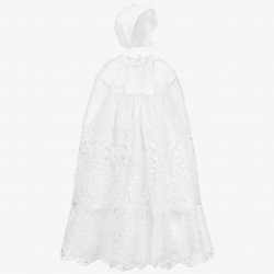 SARAH LOUISE WHITE BABY GIRL CHRISTENING DRESS 3 PIECE STYLE 001073
