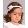 Ivory Baby Girl Christening Headband Style Julia Headband