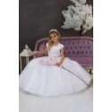 Sweetie Pie First Holy Communion White Dress Style 4065