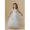 WHITE FIRST HOLY COMMUNION DRESS STYLE FG025