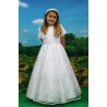 WHITE FIRST HOLY COMMUNION DRESS AND BOLERO STYLE SEYCHELLES