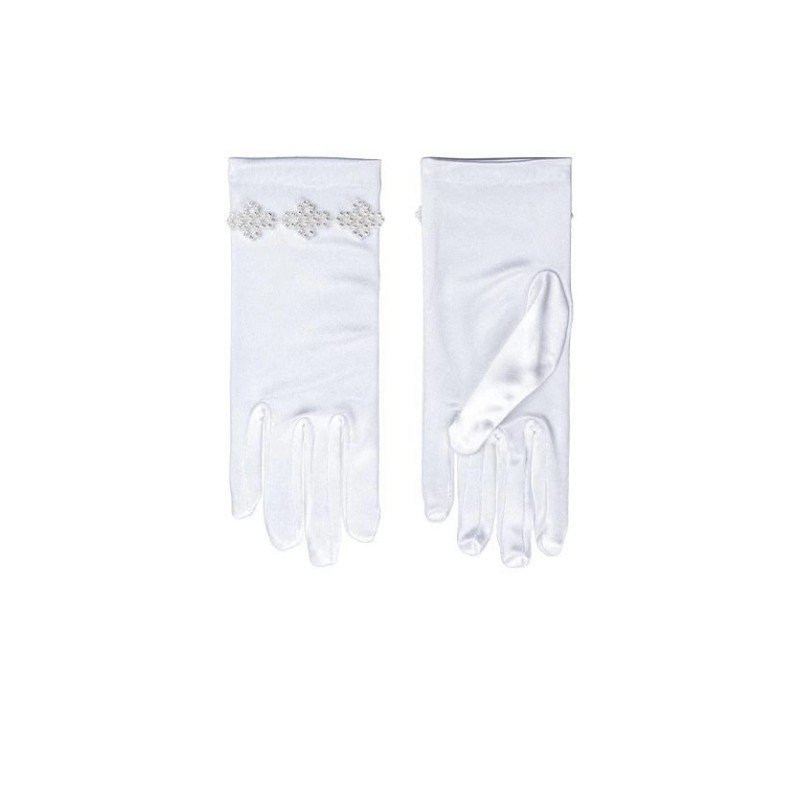 First Holy Communion Satin Gloves