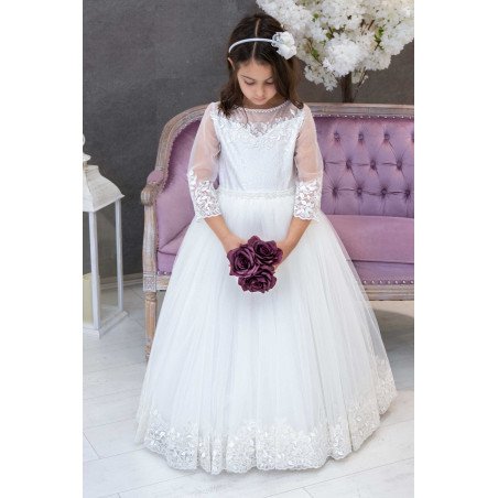 Ivory Handmade First Holy Communion Dress Style VIOLA